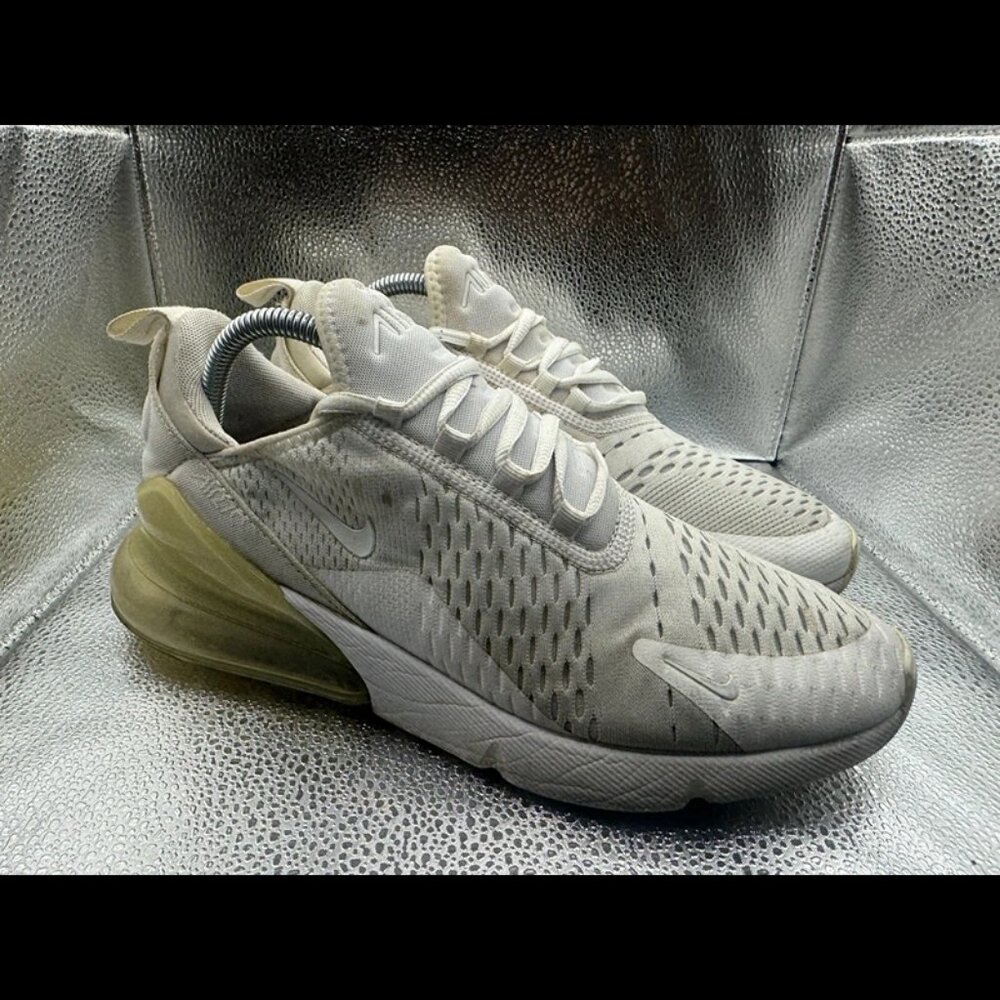 🚀 Size 10 Nike Air Max 270 Triple White AH6789-102 Women’s
